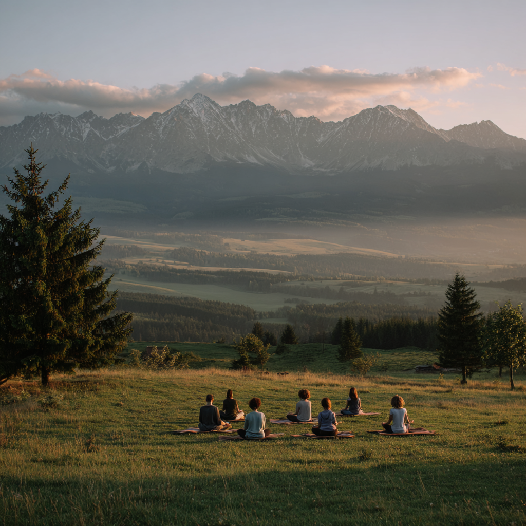 Йога студія з природним освітленням